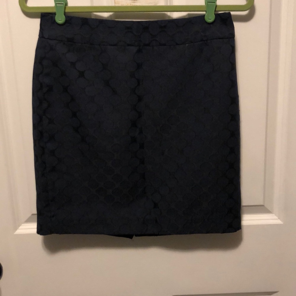 Navy skirt